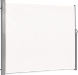 Uittrekbaar windscherm - beige - 300x160 cm - voor terras & tuin
