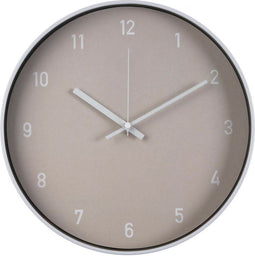 Muurklok Versa Beige Kristal Plastic 4 x 30 x 30 cm
