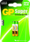 GP AAAA - Alkaline Batterij LR61 1,5V - Lang houdbaar - (2 stuks)