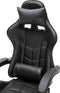 VDD Gaming - Game stoel - Gaming - Bureaustoel - Met Nekkussen & Verstelbaar Rugkussen - Met Voetsteun -Silicone Game Stoel - Draaistoel - Zwart