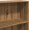 vidaXL - Boekenkast - 60x30x189 - cm - bewerkt - hout - artisanaal - eikenkleurig