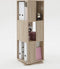 FMD Draaikast open ontwerp 34x34x108 cm eikenkleurig