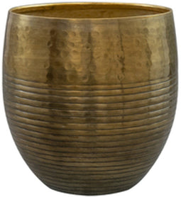 Ter Steege Bloempot Metaal Brons-Goud D 24 cm H 25 cm Opening 21.5 cm
