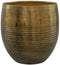 Ter Steege Bloempot Metaal Brons-Goud D 24 cm H 25 cm Opening 21.5 cm