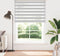 vidaXL - Zebra - rolgordijn - 155x230 - cm - stofbreedte - 150,9 - cm - lichtgrijs