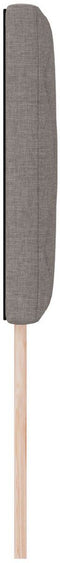 vidaXL - Hoofdbord - met - Diamantblok - Design - Taupe - 80 - cm - Stof