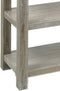 J-Line console 2 Laden - hout - grijs