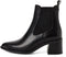 TAMARIS Core Enkellaarsjes - Leer - Antislip - Zwart
