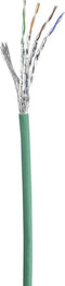 Renkforce RF-5239500 RJ45 Netwerkkabel, patchkabel CAT 6 S/FTP 1.00 m Groen Snagless, Vergulde steekcontacten, Vlambestendig 1 stuk(s)
