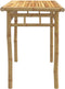 vidaXL - Tuintafel - 110x55x75 - cm - bamboe