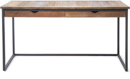 Riviera Maison Bureau Met Lades - Shelter Island Office Desk - Zwart