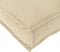 vidaXL - Ligbedkussens - voor - Bank - 2 - stuks - Beige - 120x40x8 - cm - Oxford - Stof