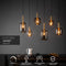 Lucide JOANET - Hanglamp - 6xE27 - Dimbaar - Fumé