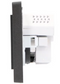 ProCharge Inlegplaat - USB-A + USB-C - 55 x 55 mm - Mat zwart