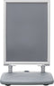 Europel Stoepbord met Swing - Kliklijst A1 formaat - 59,4 x 84 cm - 35 mm frame - Dubbelzijdige presentatie - Waterbestendig - Met wieltjes en te vullen met zand/water