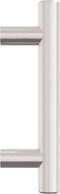 vidaXL - Handvatten - 10 - st - 64 - mm - roestvrij - staal - zilverkleurig