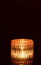 J-Line windlicht Chic - glas - bruin/goud - medium