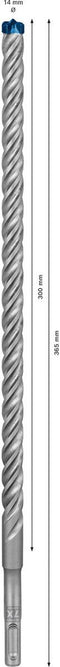 Bosch Expert SDS plus-7X - Hamerboor - 4 snijkanten