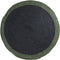 Vloerkleed Jute Rond Antraciet Green ø200 cm