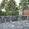 vidaXL - Schanskorf - 300x50x50 - cm - gegalvaniseerd - ijzer - zilverkleurig