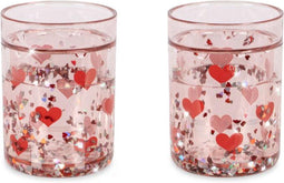 Konges Sløjd 2 Pack Glitter Bekers - 2 stuks - Heart
