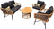 Driesprong collection - Castro loungeset zwart teak 5-delig