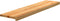 vidaXL - Traptreden - 2 - st - 110x30x2 - cm - massief - eikenhout - lichtbruin