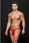 Envy - Microfiber Lowrise Zip Thong M/L Red