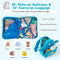 Coast Kofferset voor Kinderen - 2-delige Bagageset met Rolkoffer 47cm + Rugzak 30cm - Blauw (2 stuks)