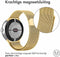 imoshion Milanees magnetisch bandje - Geschikt voor Google Pixel Watch / Watch 2 / Watch 3 (41 mm) - Goud