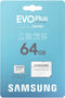 Samsung EVO Plus (2021) - Micro SDXC Kaart - 130 MB/s - 64 GB - Inclusief SD Adapter