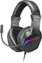 Mars Gaming MH122 - Gaming Hoofdtelefoon - RGB Achtergrondverlichting - Zwart