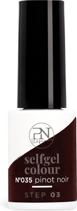 PN Selfcare 'N35 Pinot Noir' Gel Nagellak Zwart - Vegan & Hema Vrij - 21 Dagen Effect - Gel Nagellak voor UV/LED Lamp - 6ml