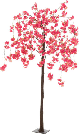 Boom | kunststof | roze | 90x90x (h)180 cm