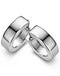 Casa Jewelry Oorringen Wals Medium - Oorringen - Gerhodineerd - Zilver