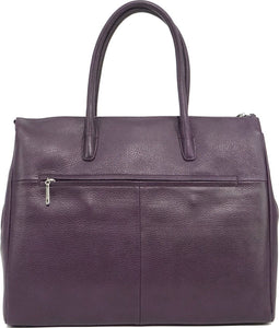 Gigi Fratelli Dames Leren Laptoptas 16-17 inch Romance Business ROM8007 Dark Violet