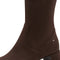 TAMARIS Essentials - Enkellaarzen - Blokhak 5,5 cm - Mocca
