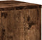 vidaXL - Plantenstandaards - 2 - st - 30x30x50 - cm - bewerkt - hout - gerookt - eiken