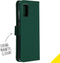 Accezz Hoesje Geschikt voor Samsung Galaxy A71 Hoesje Met Pasjeshouder - Accezz Wallet Softcase Bookcase - Groen