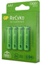 GP ReCyko+ 1300mAh - Batterijen Ni-MH - Groen (4 stuks)