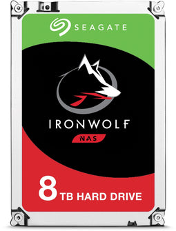 Seagate IronWolf - 3.5" interne harde schijf - 8TB - 7200rpm (ST8000VN0022)