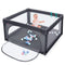 Coast Babybox - Speelbox met 50 Speelballen - Ademend Gaas - Donkergrijs