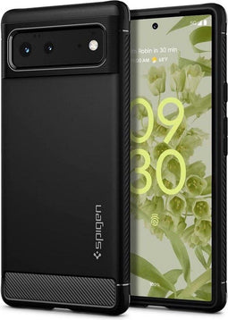 Spigen Rugged Armor - Soft case - Schokabsorberend met Air Cushion - Zwart