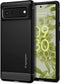Spigen Rugged Armor - Soft case - Schokabsorberend met Air Cushion - Zwart