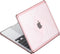 Dux Ducis Geschikt voor MacBook Pro 14 inch (2021-2024) Armor Pattern cover hoes - case - Roze