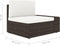 vidaXL - Hoekbank - met - linkerarmleuning - sectioneel - poly - rattan - bruin