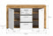 Furnilux Jam - Dressoir - Melamine met praktische indeling - Wit eiken 35x125x80cm