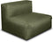 Feel Furniture - Binnen en Buiten bank - Odin - 5 Persoonsbank - Groen - Met Hocker
