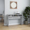 vidaXL - Wandtafel - 105x30x80 - cm - bewerkt - hout - grijs - sonoma - eikenkleurig