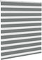 vidaXL - Zebra - rolgordijn - 135x100 - cm - stofbreedte - 130,9 - cm - donkergrijs